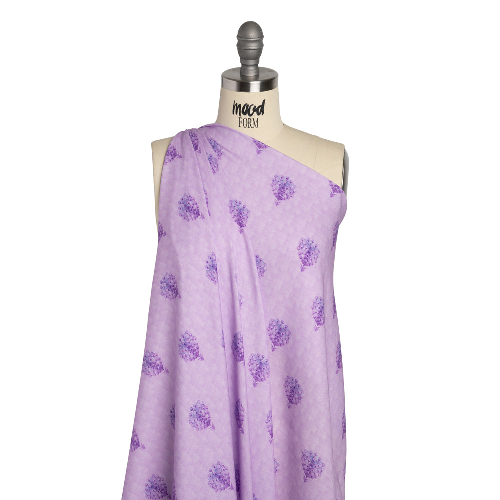 Mood Exclusive Lavender Topiary Lane Viscose Crepe - Joann Fabrics