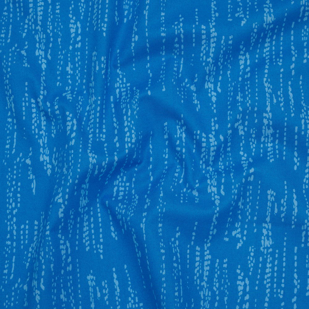 Printed Quilting Cotton by Ghazal Razavi for FIGO Studio - Blue Grass Patch - Seasons Basics Collection - Joann Fabrics