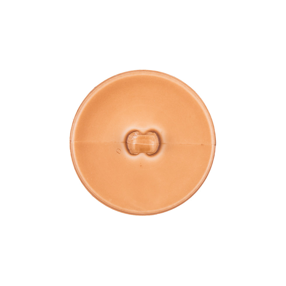Italian Light Brown Top-Stitched Plastic Shank Back Button - 36L/23mm - Joann Fabrics