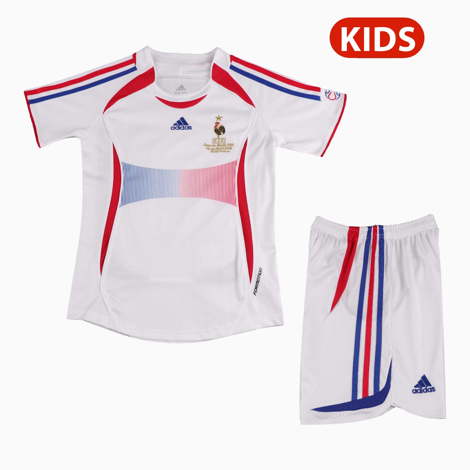 Retro France 2006 Away Kids Kit - UnitedFutballJersey
