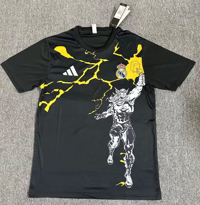 2025/2026 Real Madrid Collaboration With Marvel 02 Football Shirt 1:1 Thai Quality