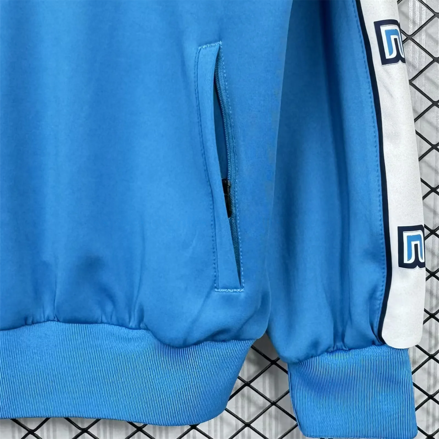 Retro Napoli 1989-90 Blue Windbreaker - UnitedFutballJersey