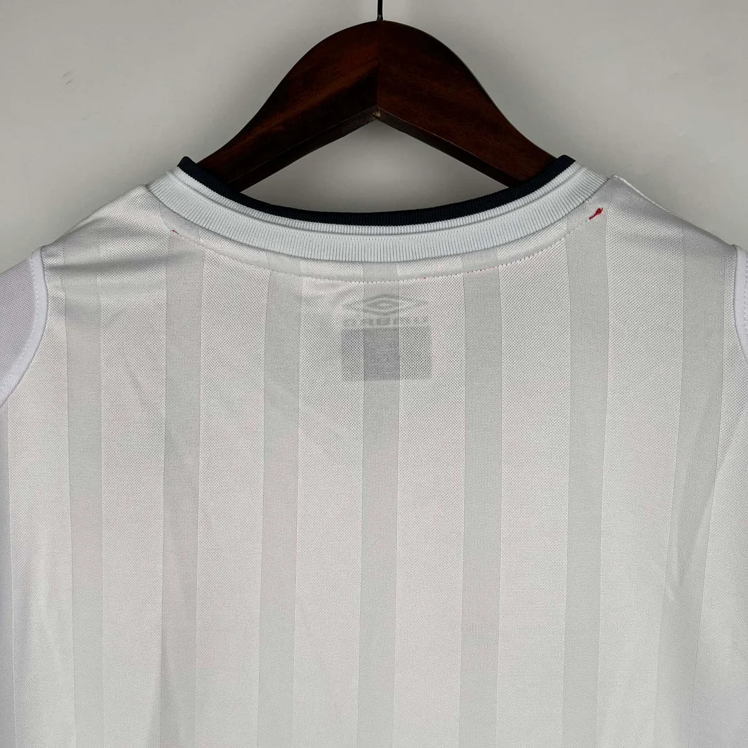 2002 Retro England Home Jersey Long Sleeve