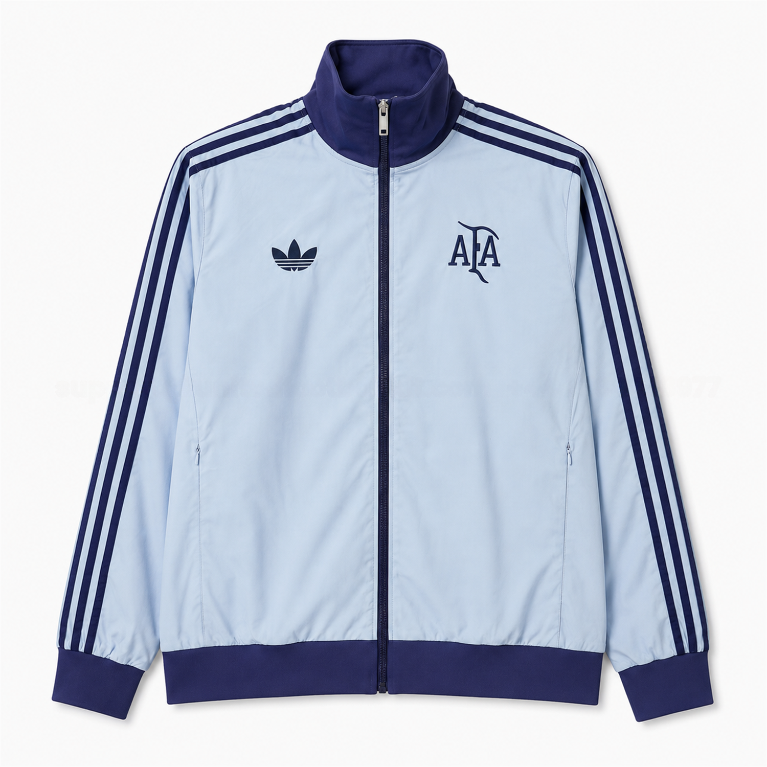 Retro Argentina 24-25 Windbreaker Jacket - Light Blue - UnitedFutballJersey