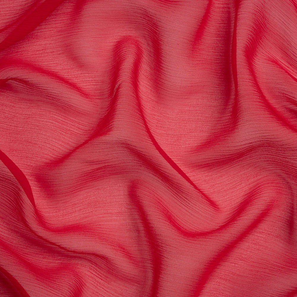 Crinkled Silk Chiffon - Red - Premium Collection - Joann Fabrics