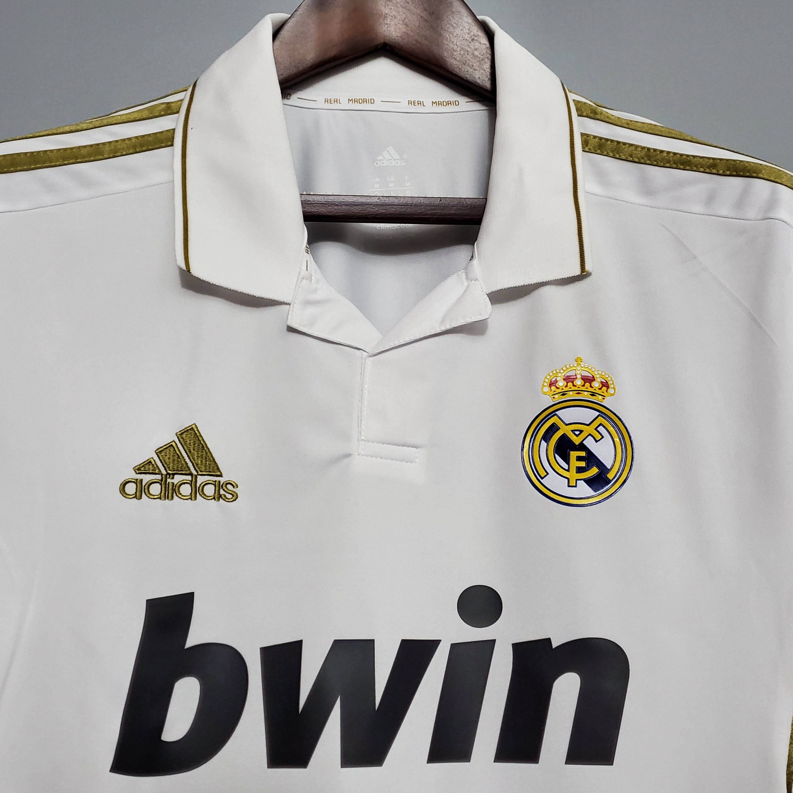 2011/2012 Retro Long Sleeve Real Madrid Home 1:1 Thai Quality
