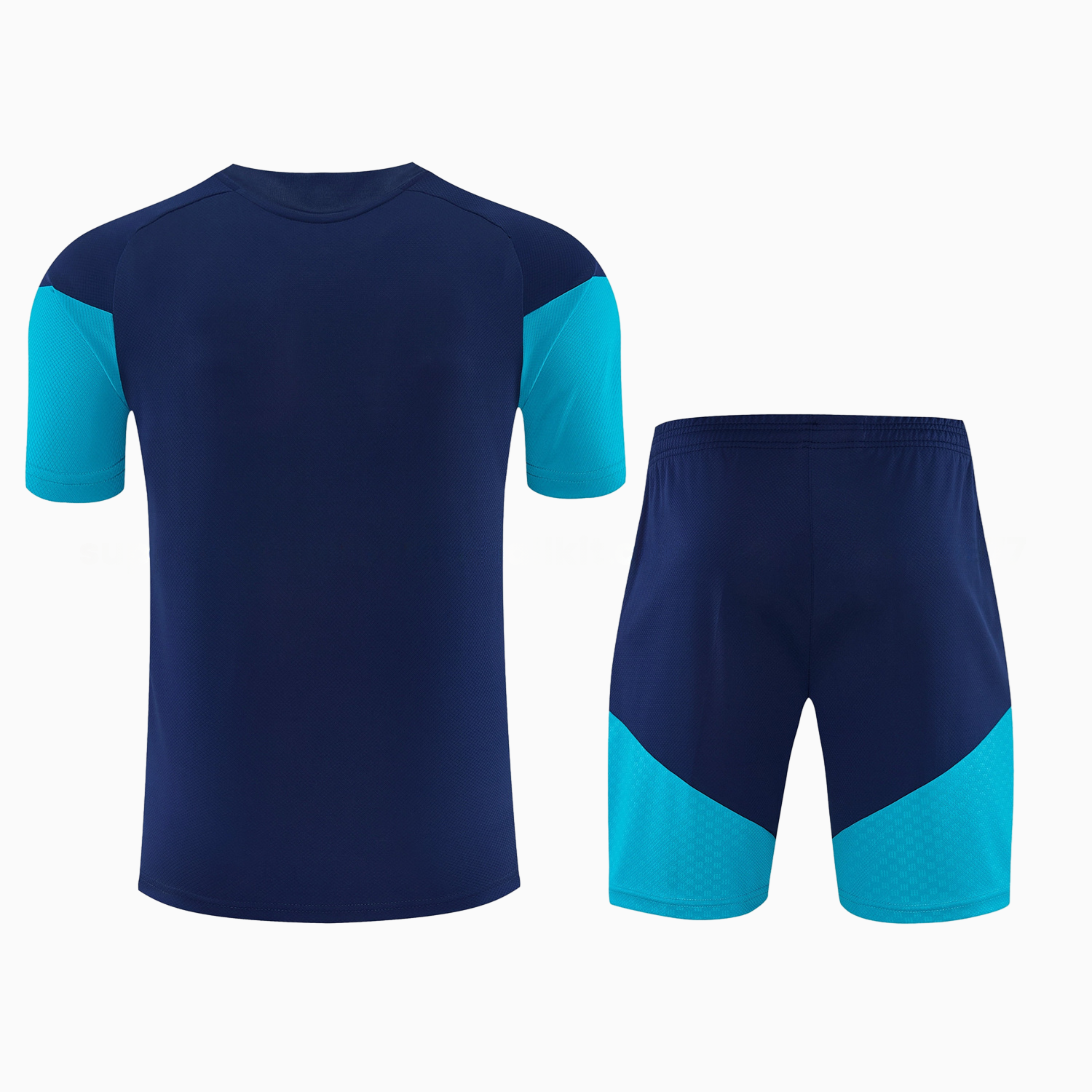 Spain 2026 Short-Sleeve Training Set - Dark Blue Top & Dark Blue Pants - UnitedFutballJersey