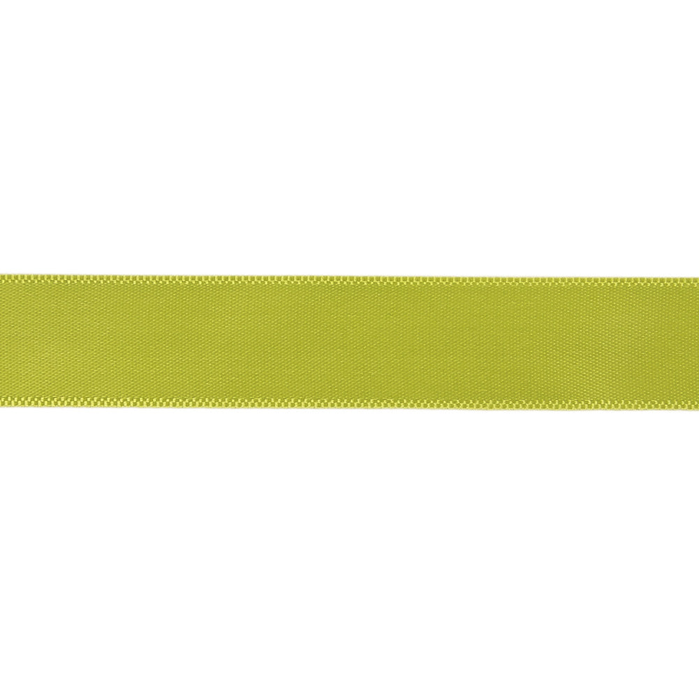 Spring Green Single Faced Satin Ribbon - 0.625