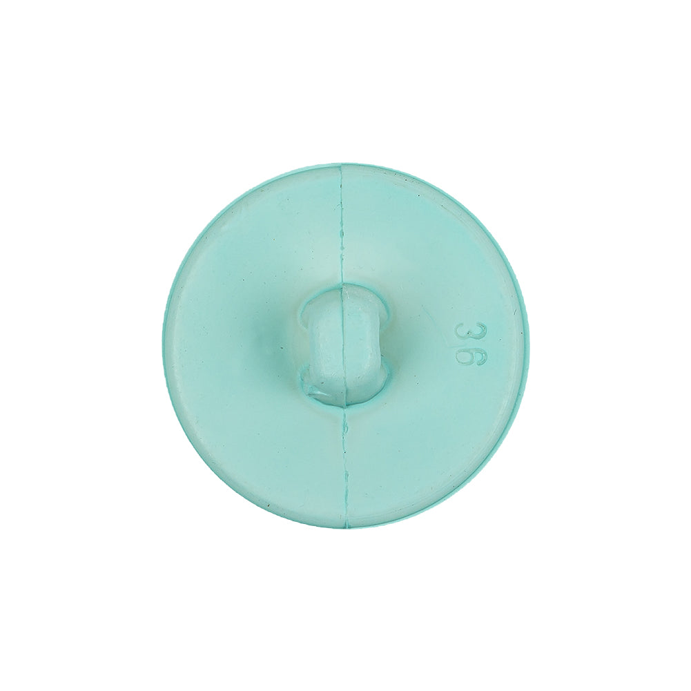 Italian Pale Turquoise Abstract Dome Shaped Shank Back Button - 36L/23mm - Joann Fabrics