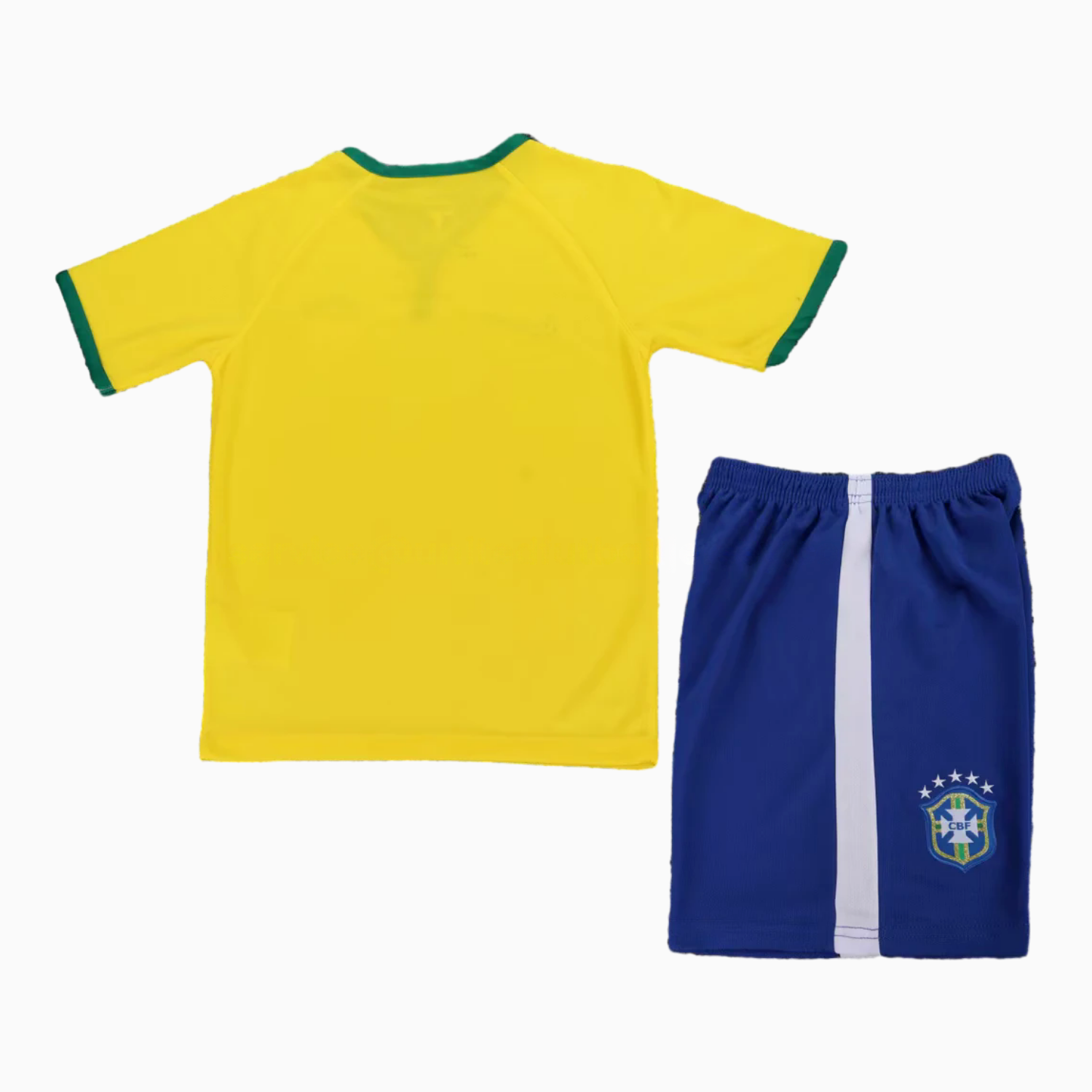 Retro Brazil 2014 Home Kids Kit - UnitedFutballJersey