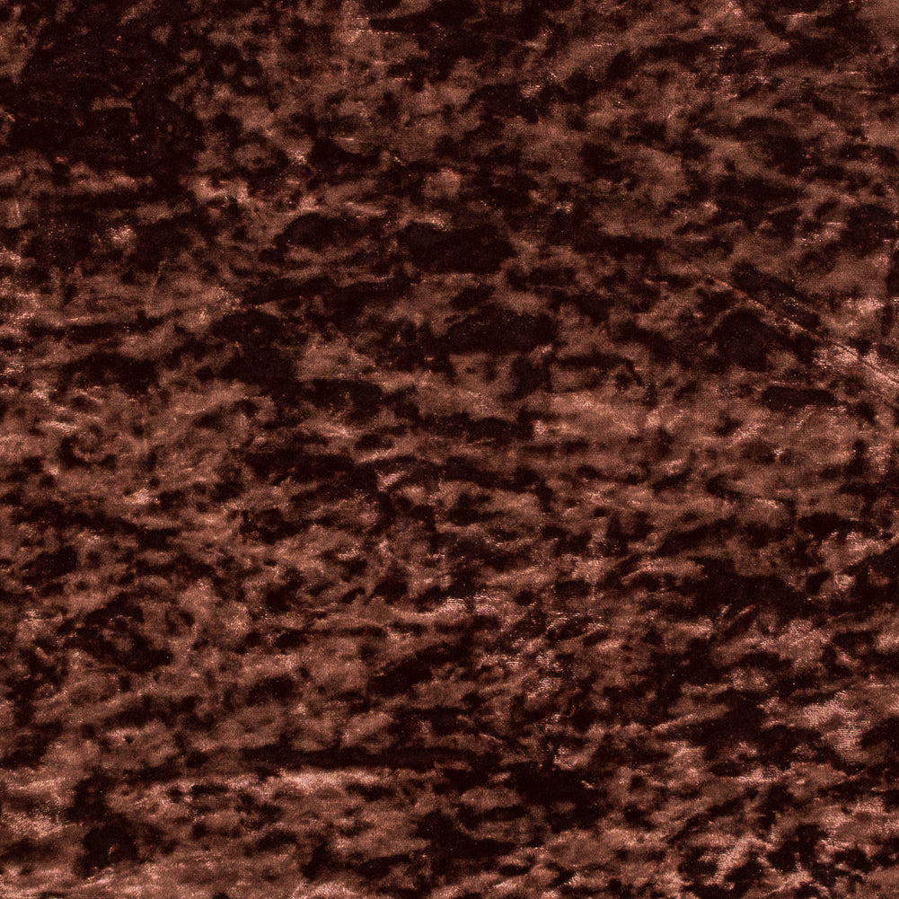Stretch Crushed Velour - Chocolate - Joann Fabrics