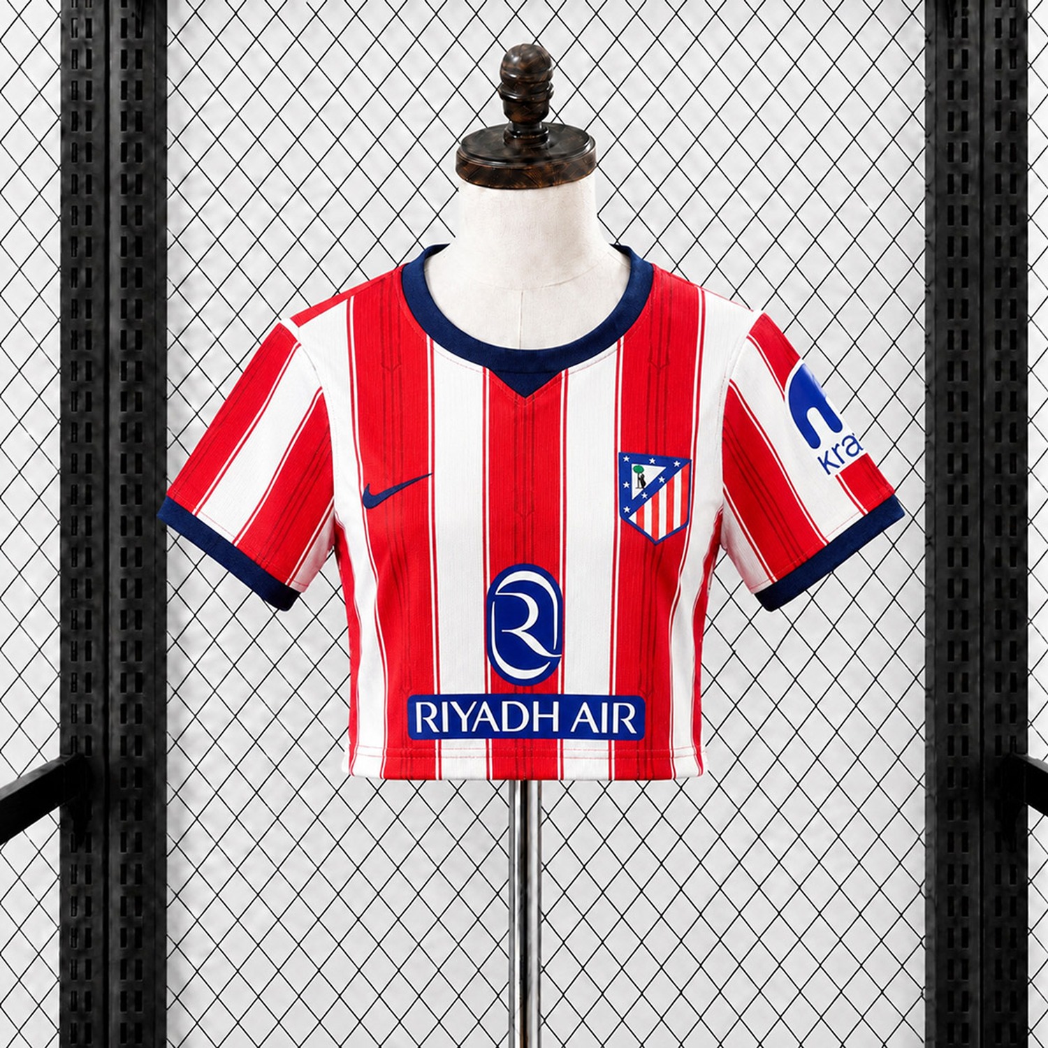 Women's Atletico Madrid 26-27 Home Cropped Jersey - Fans Version - UnitedFutballJersey