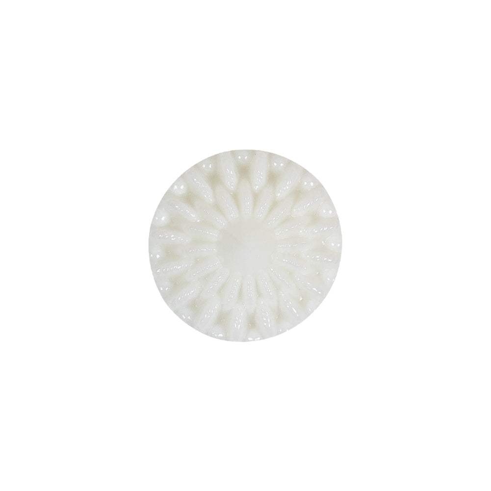 White Rays Molded Shank Back Plastic Button - 24L/15mm - Joann Fabrics