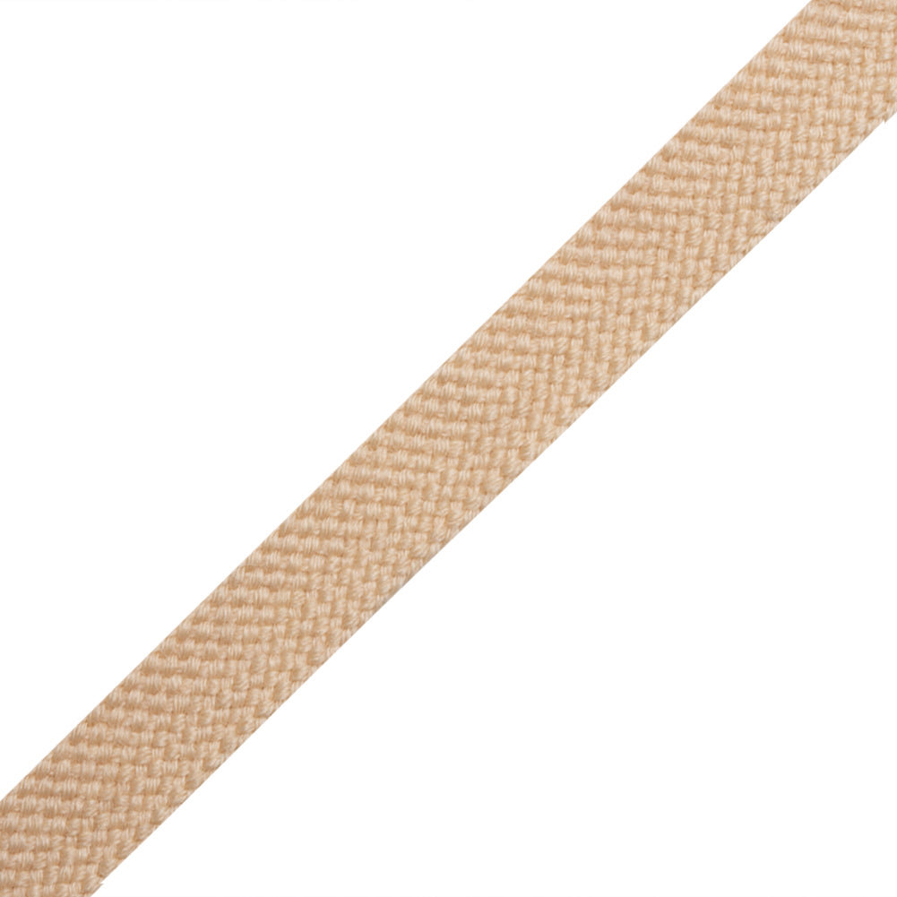 Beige Wool Braided Tape - 0.5