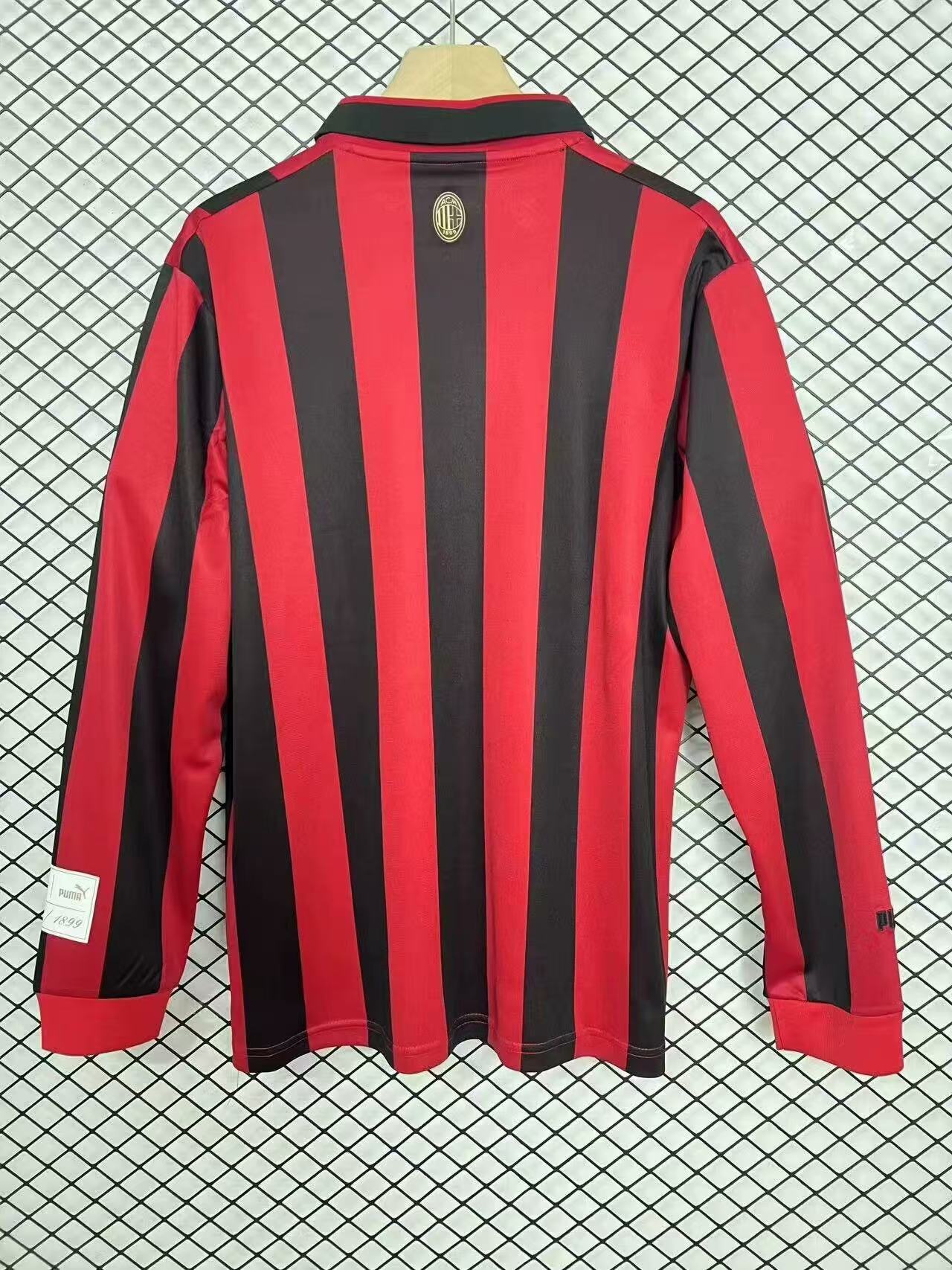 2024/2025 AC Milan Long Sleeves Limited Edition Soccer Jersey 1:1 Thai Quality