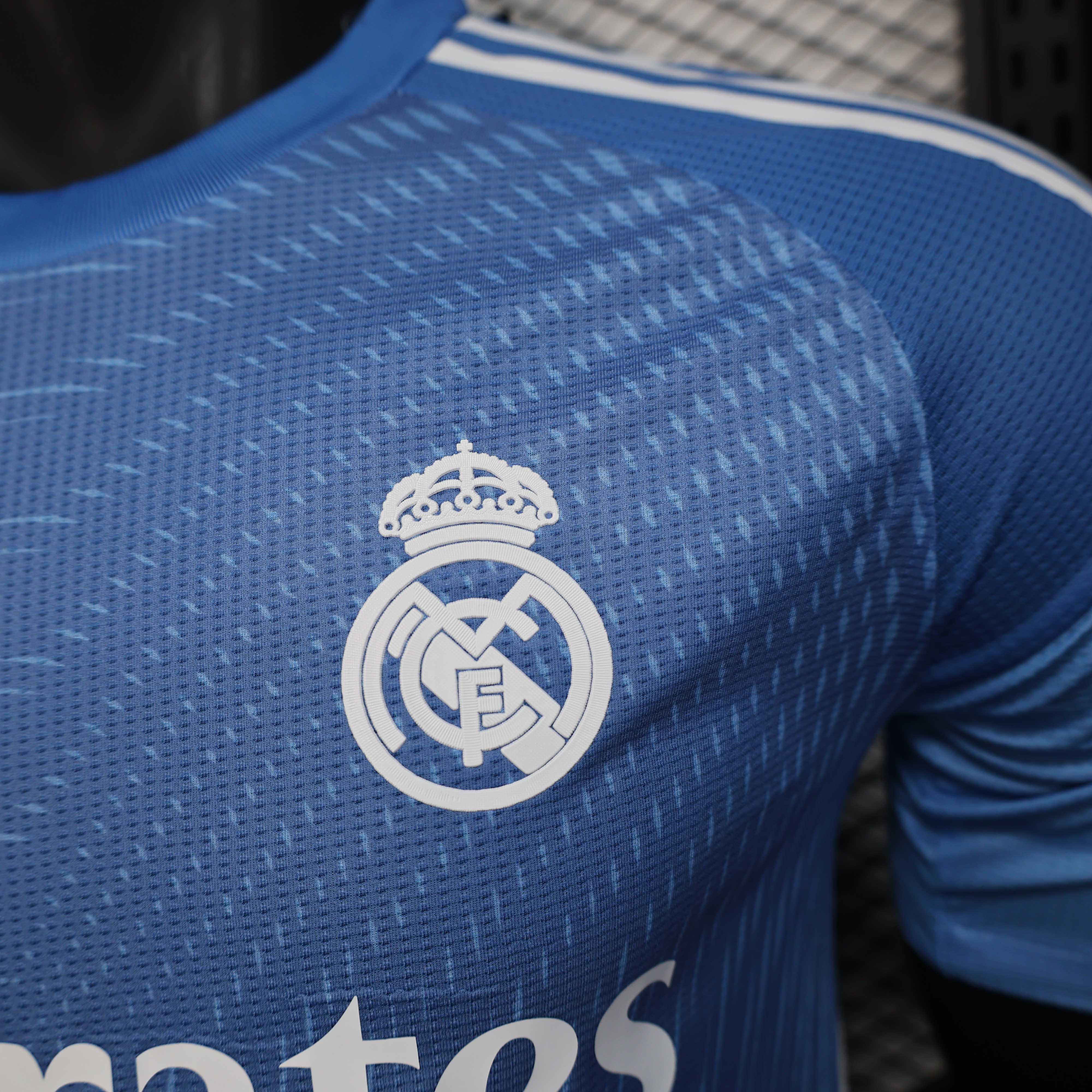 2025/2026 Player Version Real Madrid Special Edition Blue Football Jersey 1:1 Thai quality