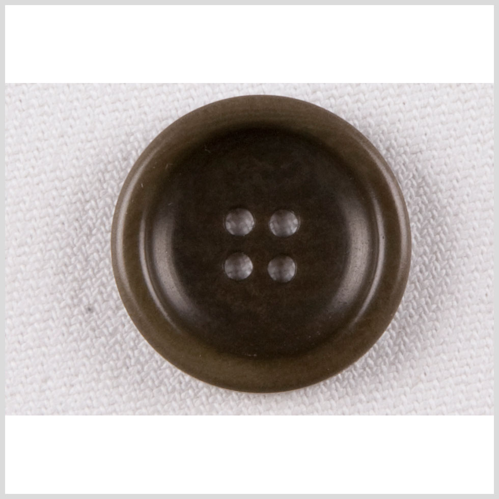 Plastic 4-Hole Button - 36L/23mm - Black Rolled Rim - Joann Fabrics