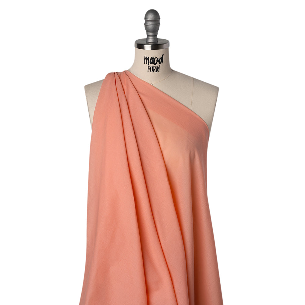 Cotton Voile - Persimmon Pink - Famous Australian Designer Deadstock - Joann Fabrics