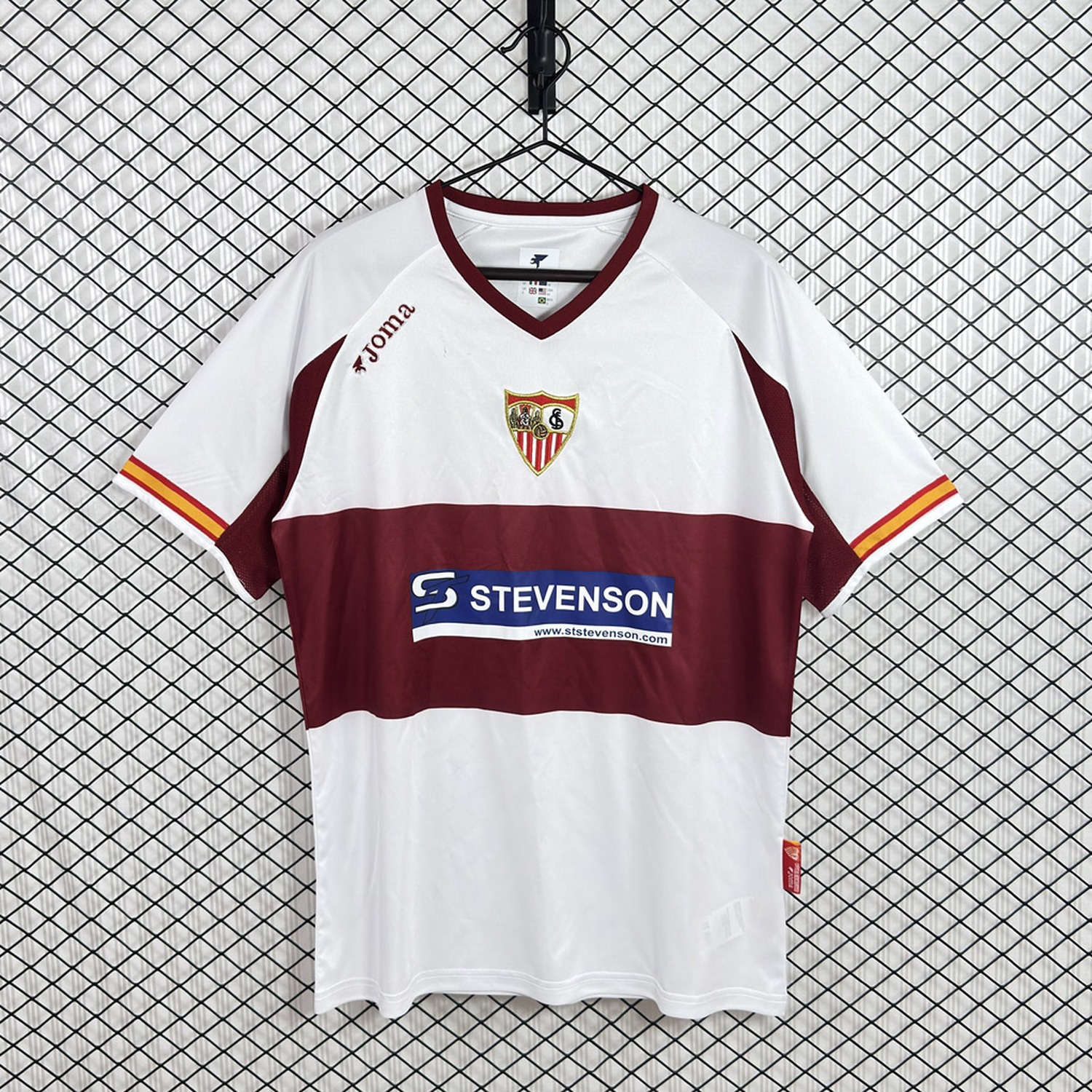 Retro Sevilla FC 2005-06 Home European Jersey - UnitedFutballJersey