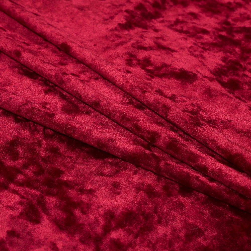 Stretch Crushed Velour - Red - Joann Fabrics
