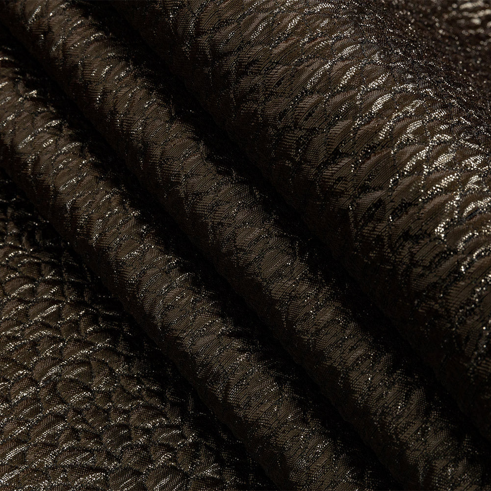 Metallic Copper Dimensional Scallops Brocade - Joann Fabrics