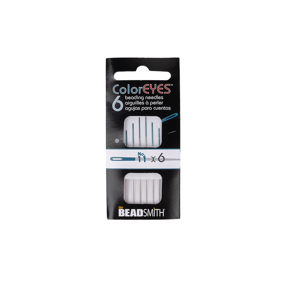 Coloreyes #11 Blue Beading Needles - 2.25