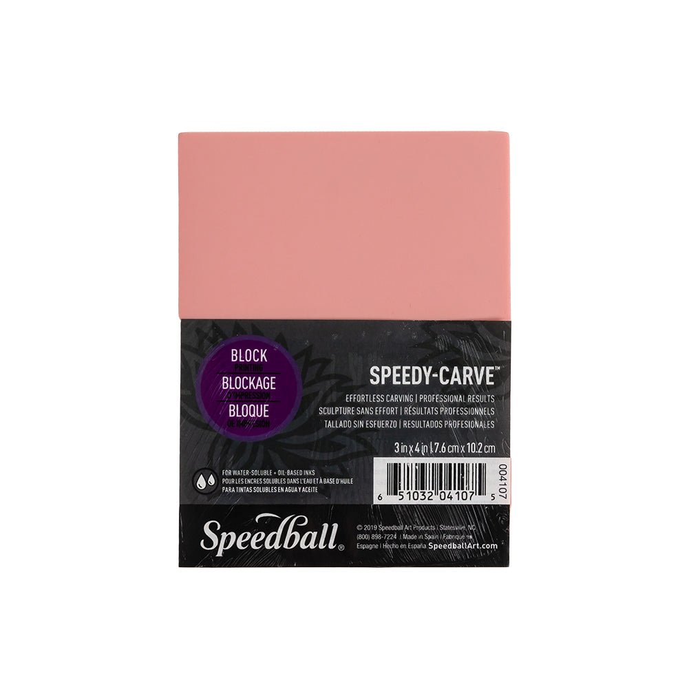 Speedball Speedy Carve Ultra Soft Carving Block - 3 x 4
