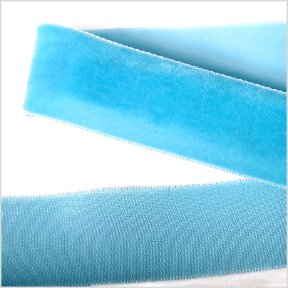 Single Faced Velvet Ribbon Made in Italy - 1.5