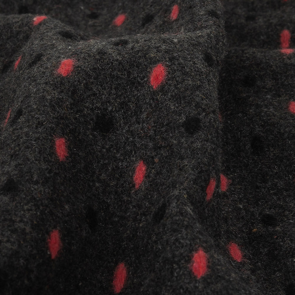 Peat, Black and Pink Broken Stripes or Spots Brushed Woven - Joann Fabrics