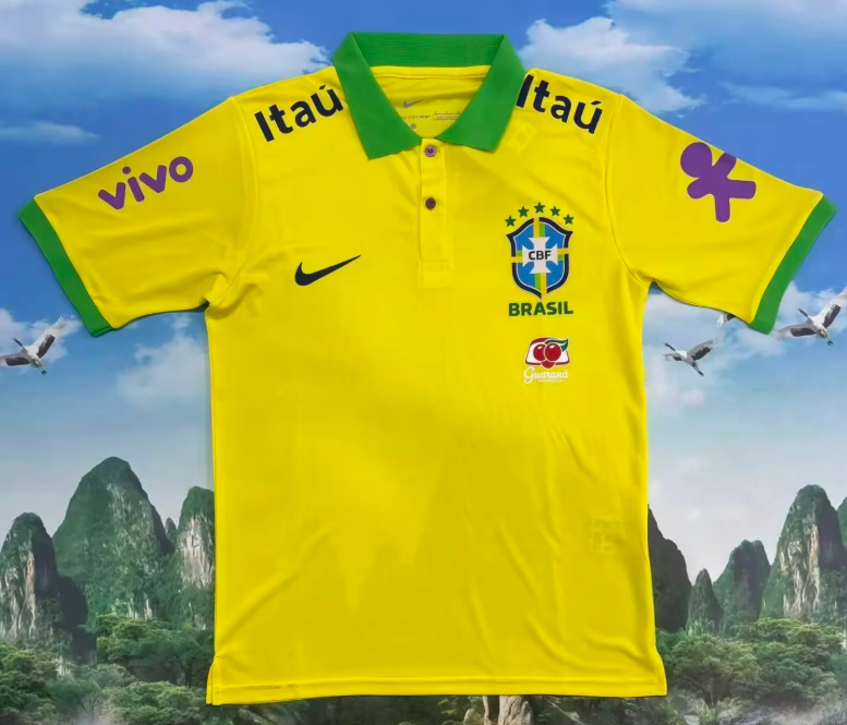 2025/2026 Brazil Special Edition PO Yellow 32 Football Shirt 1:1 Thai Quality
