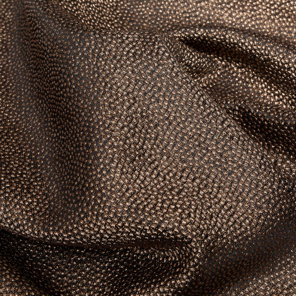 Metallic Bronze Cheetah Spotted Luxury Brocade - Joann Fabrics