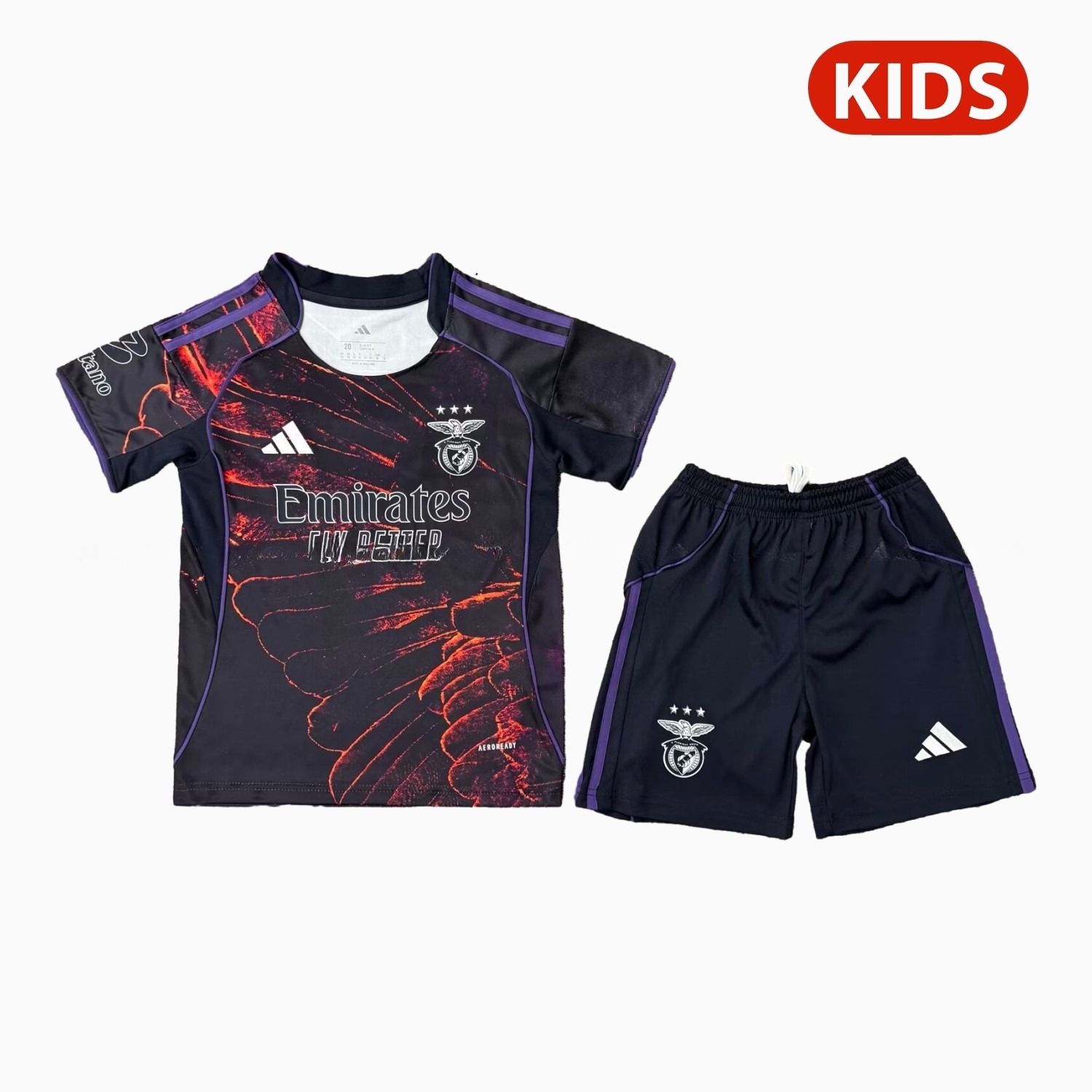 Benfica 26-27 Black Red Special Kids Kit - UnitedFutballJersey