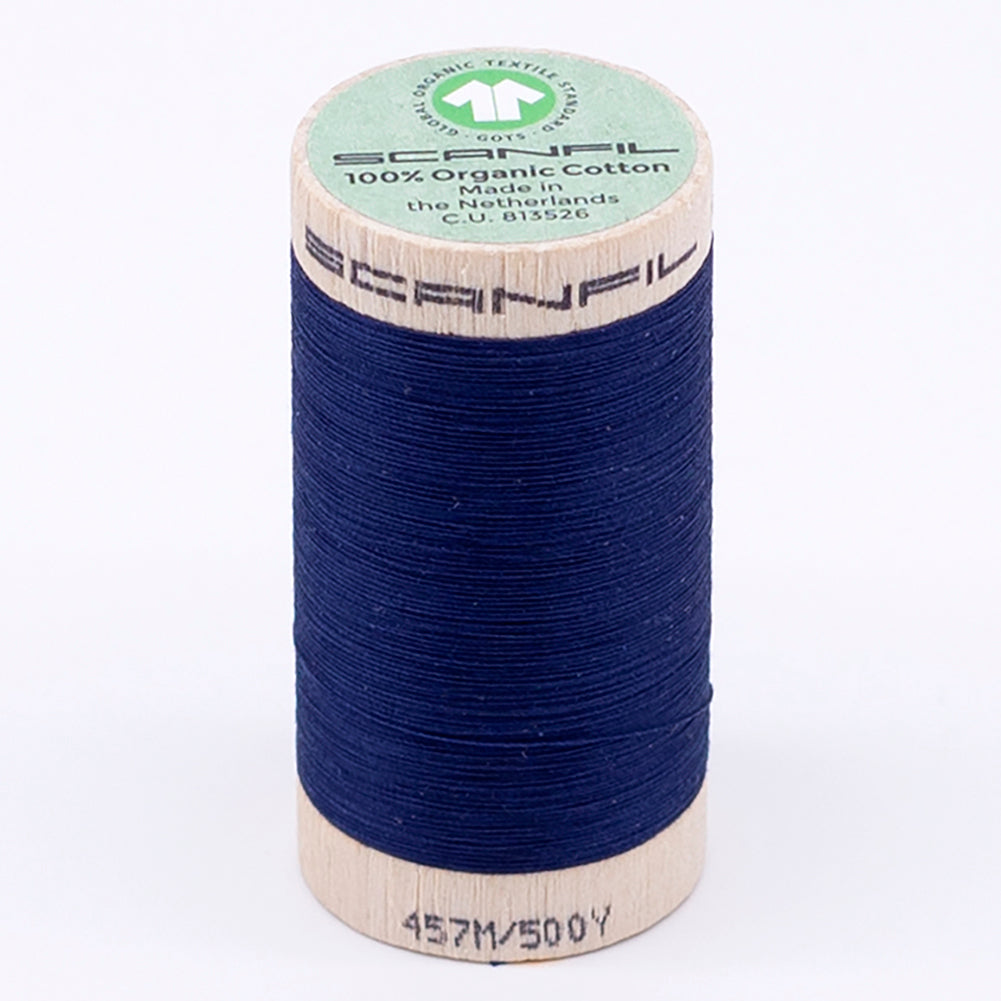 SCANFIL® 50wt Organic Pima Cotton Thread 500 yds - 4854 Bellwether Blue - Joann Fabrics
