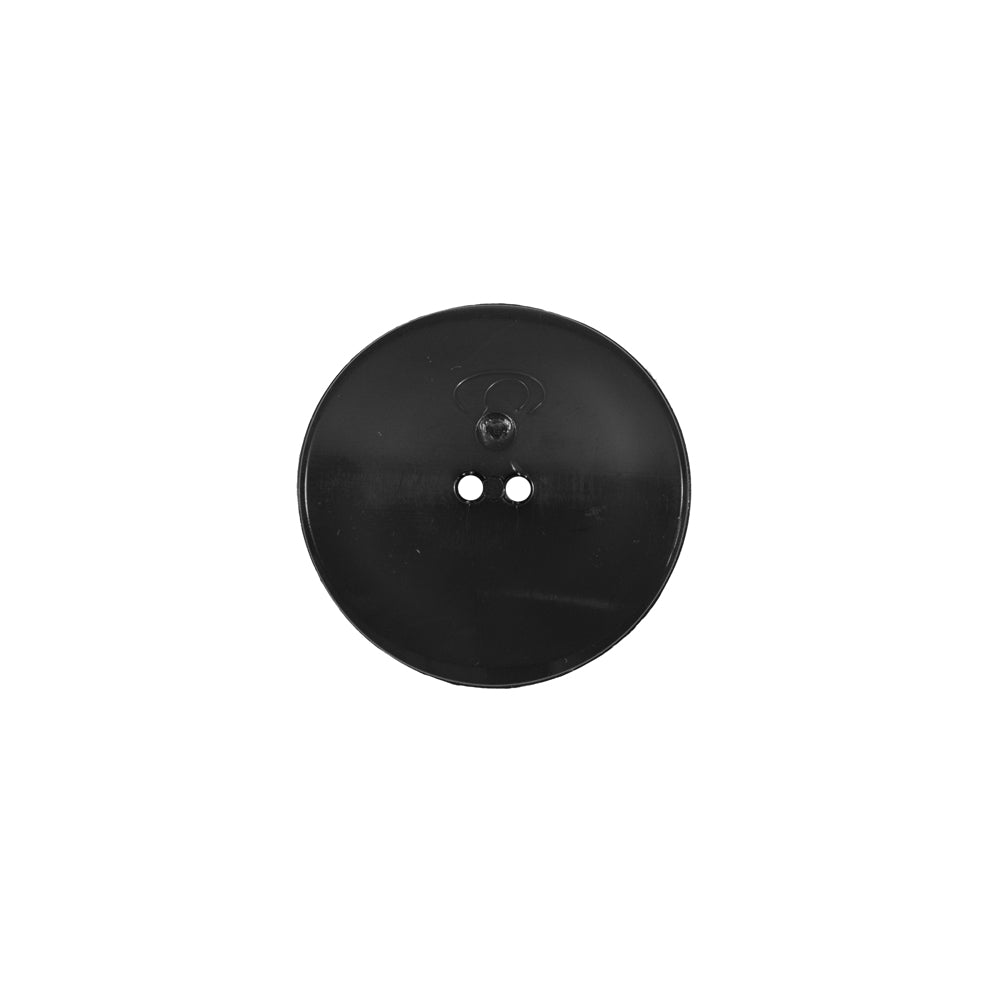 Italian Black Concaved Plastic 2-Hole - 24L/15mm - Joann Fabrics