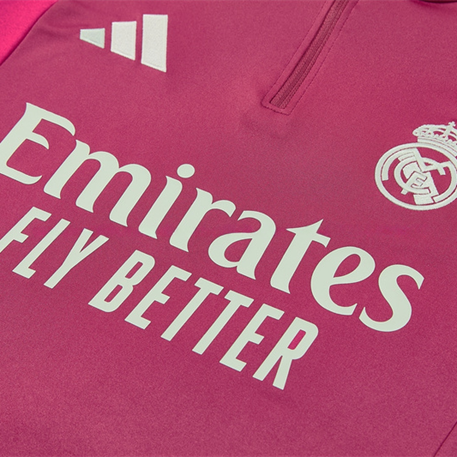 Real Madrid 26-27 Kids Long Sleeve Training Set - Rose Red Top & Rose Red Pants - UnitedFutballJersey