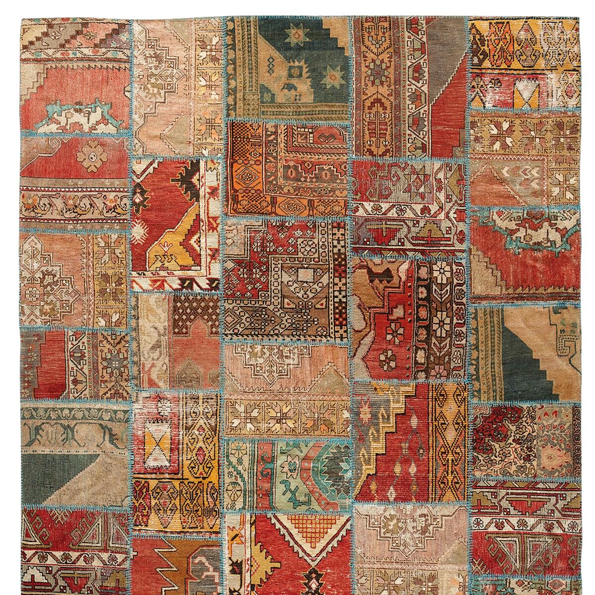 Anatolia Patchwork Hand-Knotted Rug - Blair Catalog