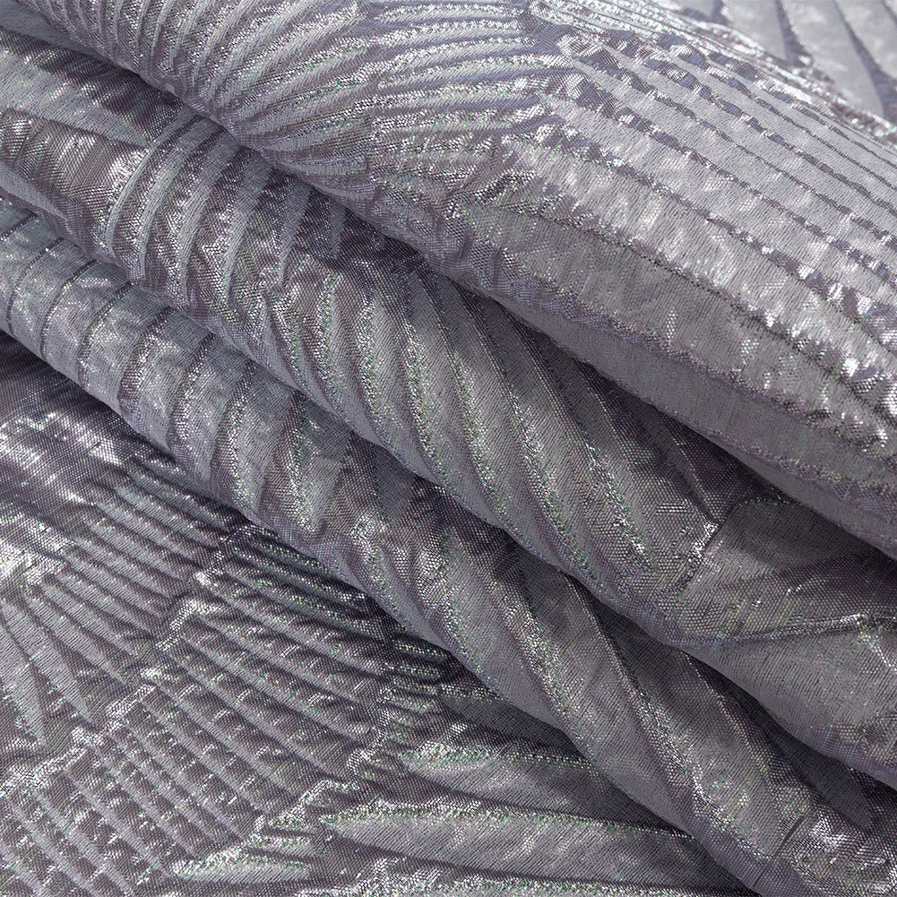 Metallic Iridescent Lilac and Green Abstract Luxury Brocade - Joann Fabrics