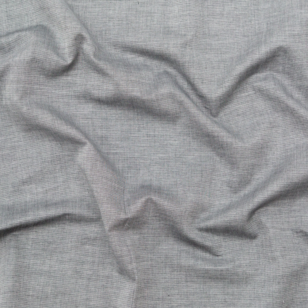 Rag & Bone Heathered Gray and White Lightweight Cotton Double Cloth - Joann Fabrics