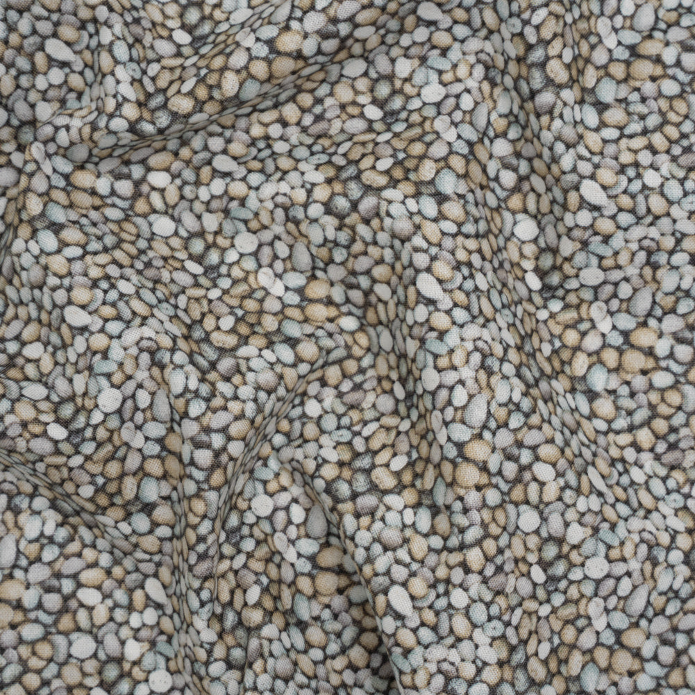 Printed Quilting Cotton by Northcott Studio - Mid Gray Pebbles - Naturescapes Collection - Joann Fabrics