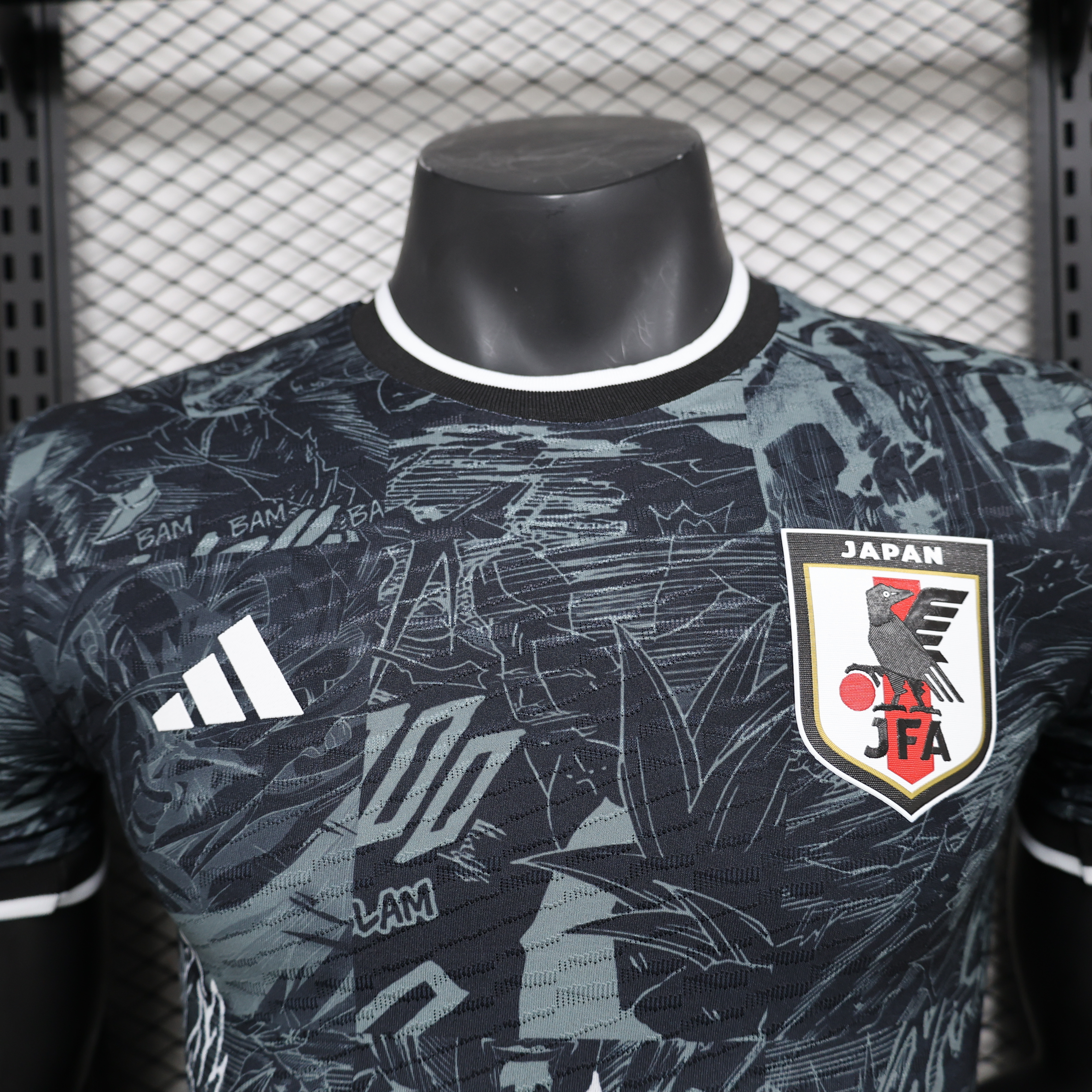 2025/2026 Player Version Japan White Saiyan Black Football Jersey 1:1 Thai quality