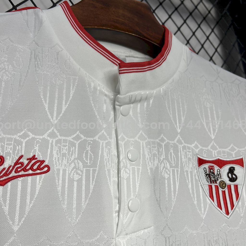 Retro Sevilla FC 1991-92 Home Jersey - UnitedFutballJersey