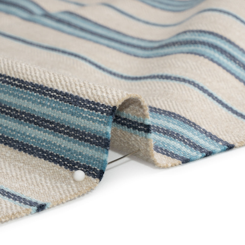Polyester and Cotton Twill - Denim Herringbone Stripes - British Imported - Joann Fabrics