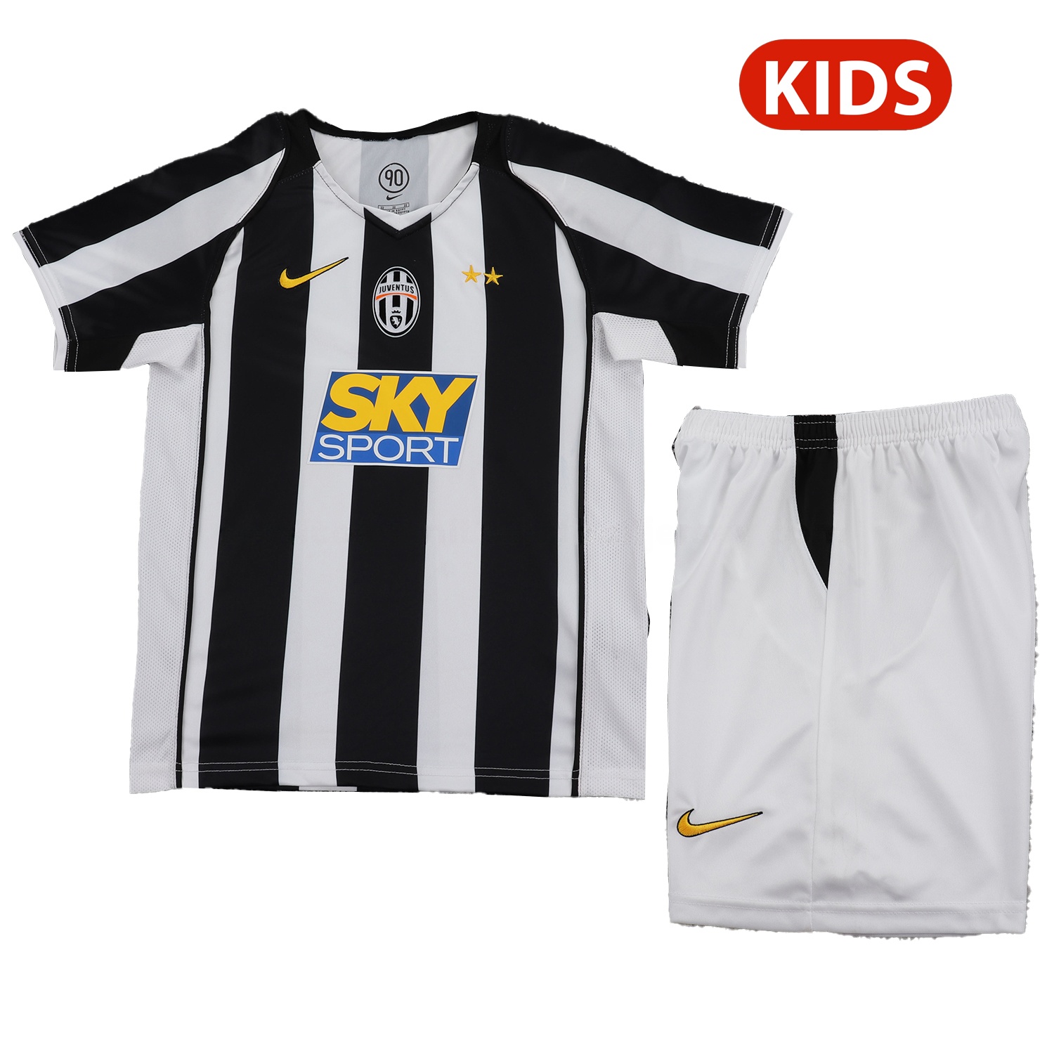 Retro Juventus 2004-05 Home Kids Kit - UnitedFutballJersey