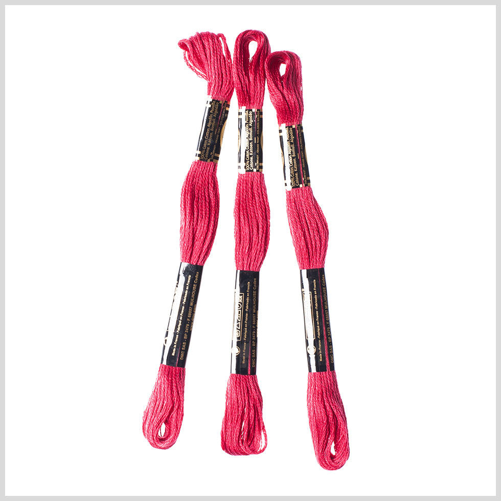 3-Pack DMC Size 6 Embroidery Floss #304 Medium Christmas Red - Joann Fabrics