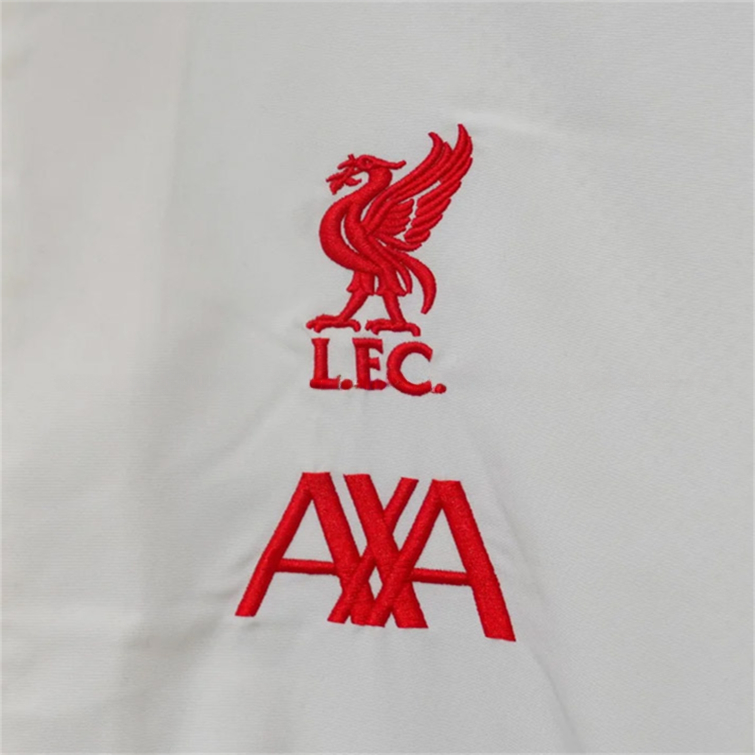 Retro Liver.pool 24-25 Windbreaker Jacket - White With Black - UnitedFutballJersey
