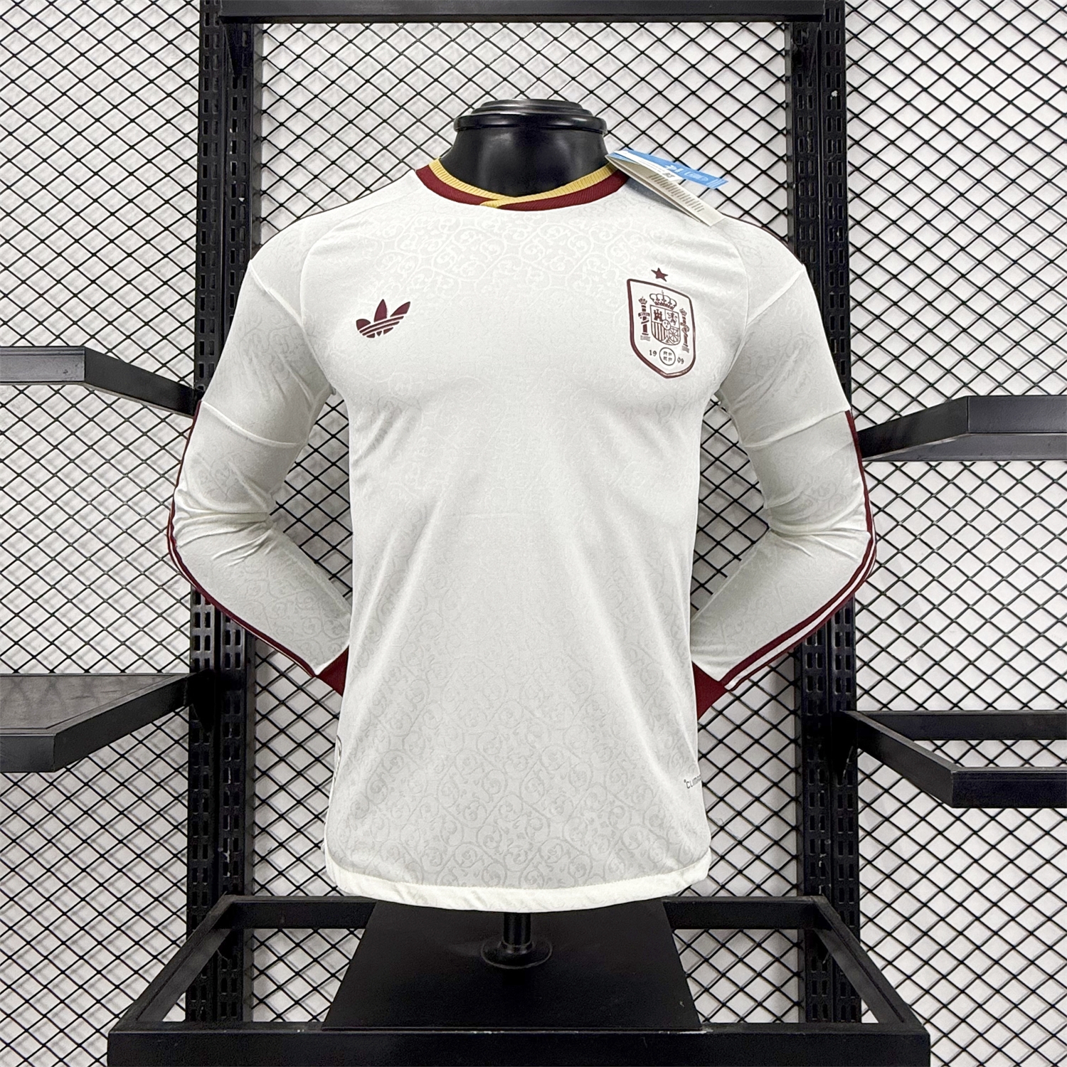 Spain 2026 Away Long Sleeves Jersey - Player Version - UnitedFutballJersey
