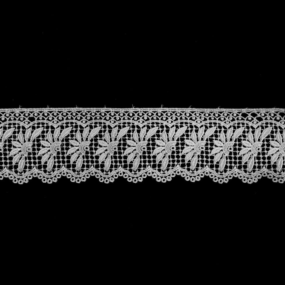 White Venise Lace Trim - 3