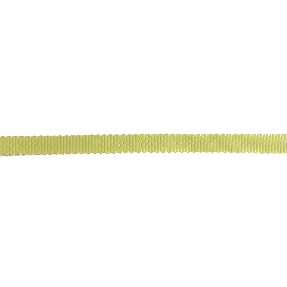 Lime Petersham Grosgrain Ribbon - 0.25