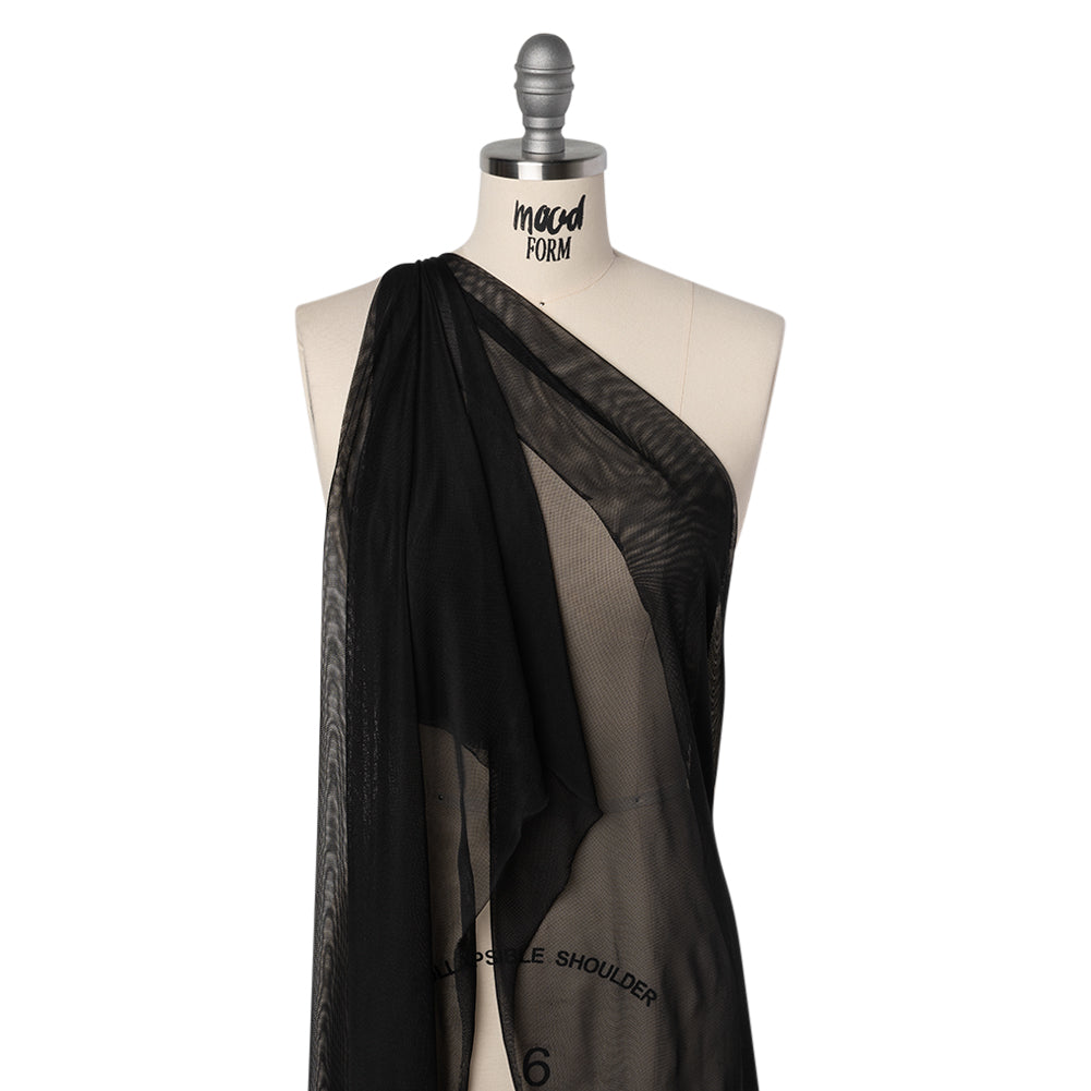 Polyester Stretch Mesh - Black - Designer Deadstock - Joann Fabrics