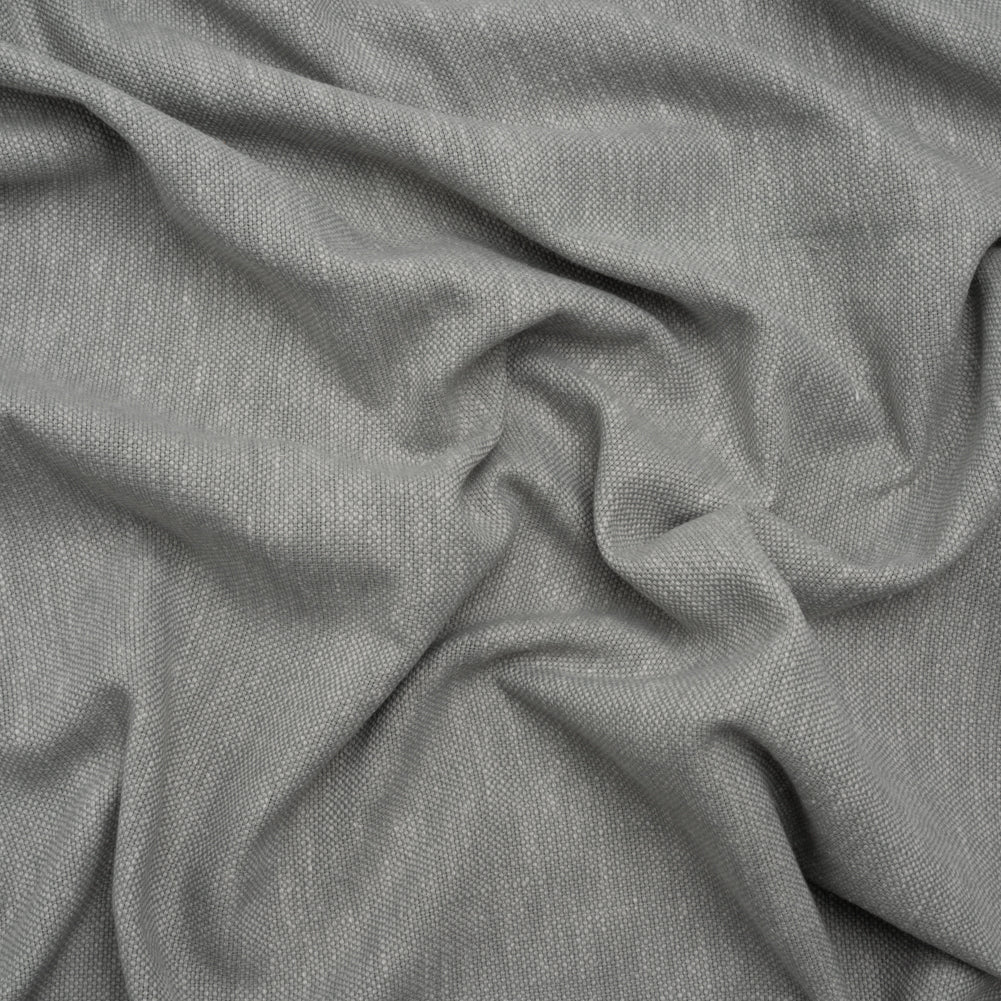 Linen Look Recycled Polyester and Cotton Woven - Silver - British Imported - Joann Fabrics